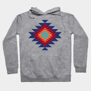 Tribal Love Blue Hoodie